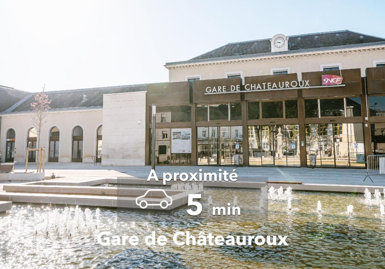 Apartament Le Haussmann ⸱ Stationnement Gratuit ⸱ Fibre Déols Zewnętrze zdjęcie